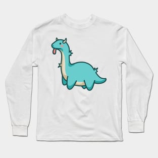 Cute dino, Wild Long Neck, Dinosaurus. Long Sleeve T-Shirt